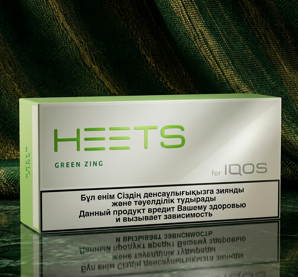 Heets Green Zing Label (Kazakhstan Edition)