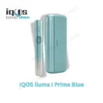 IQOS ILUMA i PRIME Breeze Blue holder and pocket charger