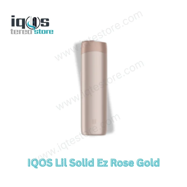 lil SOLID Ez Rose Gold heated tobacco device