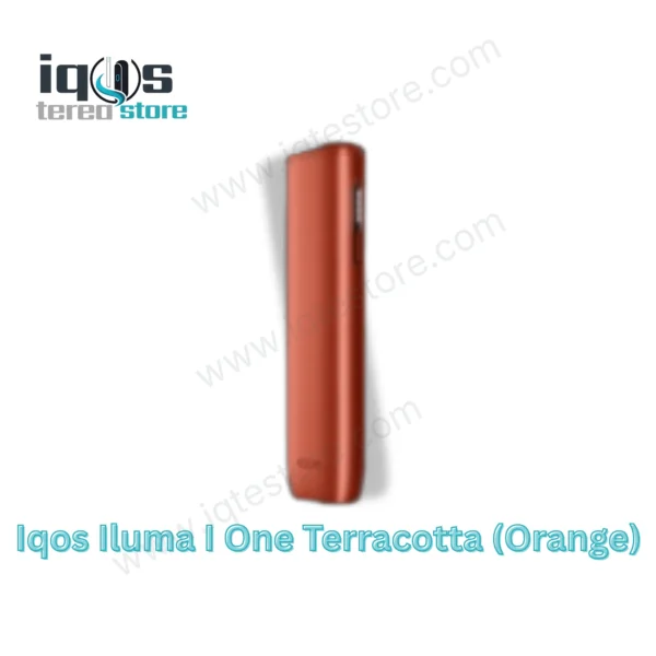 IQOS ILUMA i ONE Vivid Terracotta orange all-in-one device