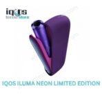 IQOS ILUMA Neon Limited Edition device in violet and magenta colours