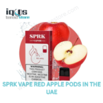 SPRK Vape Red Apple replacement pods packaging