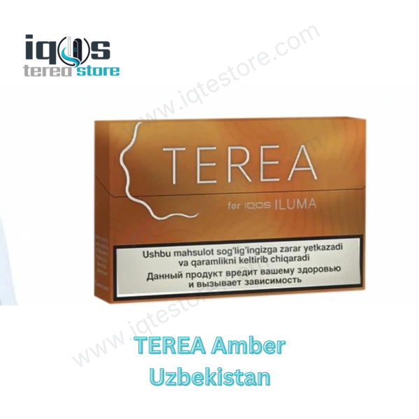 TEREA Amber Uzbekistan tobacco sticks for IQOS ILUMA in Dubai