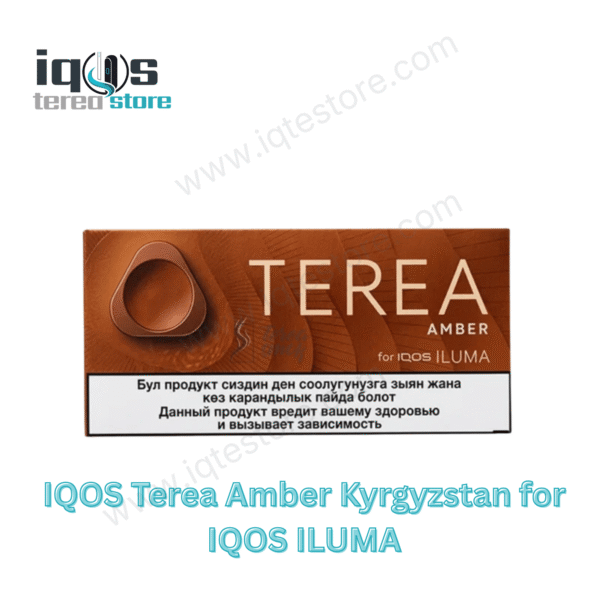 TEREA Amber Kyrgyzstan tobacco stick pack