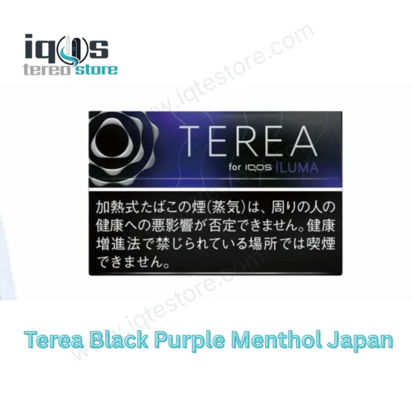 TEREA Black Purple Menthol Japan tobacco sticks packaging