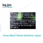 TEREA Black Yellow Menthol Japan tobacco sticks packaging