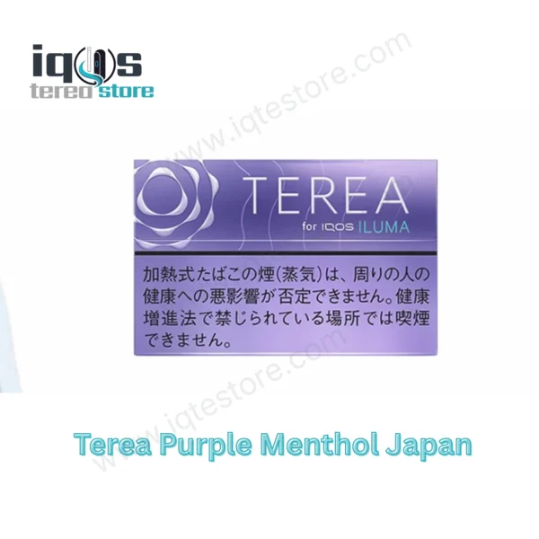 TEREA Purple Menthol Japan tobacco sticks packaging