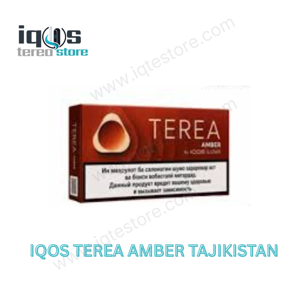 QOS TEREA Amber Tajikistan tobacco sticks pack