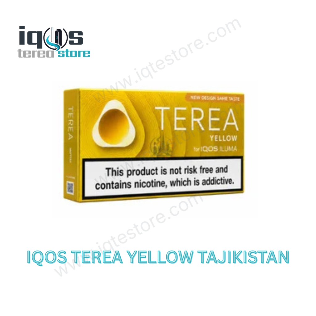 IQOS TEREA Yellow Tajikistan tobacco sticks pack
