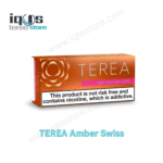 TEREA Amber Switzerland tobacco sticks packaging