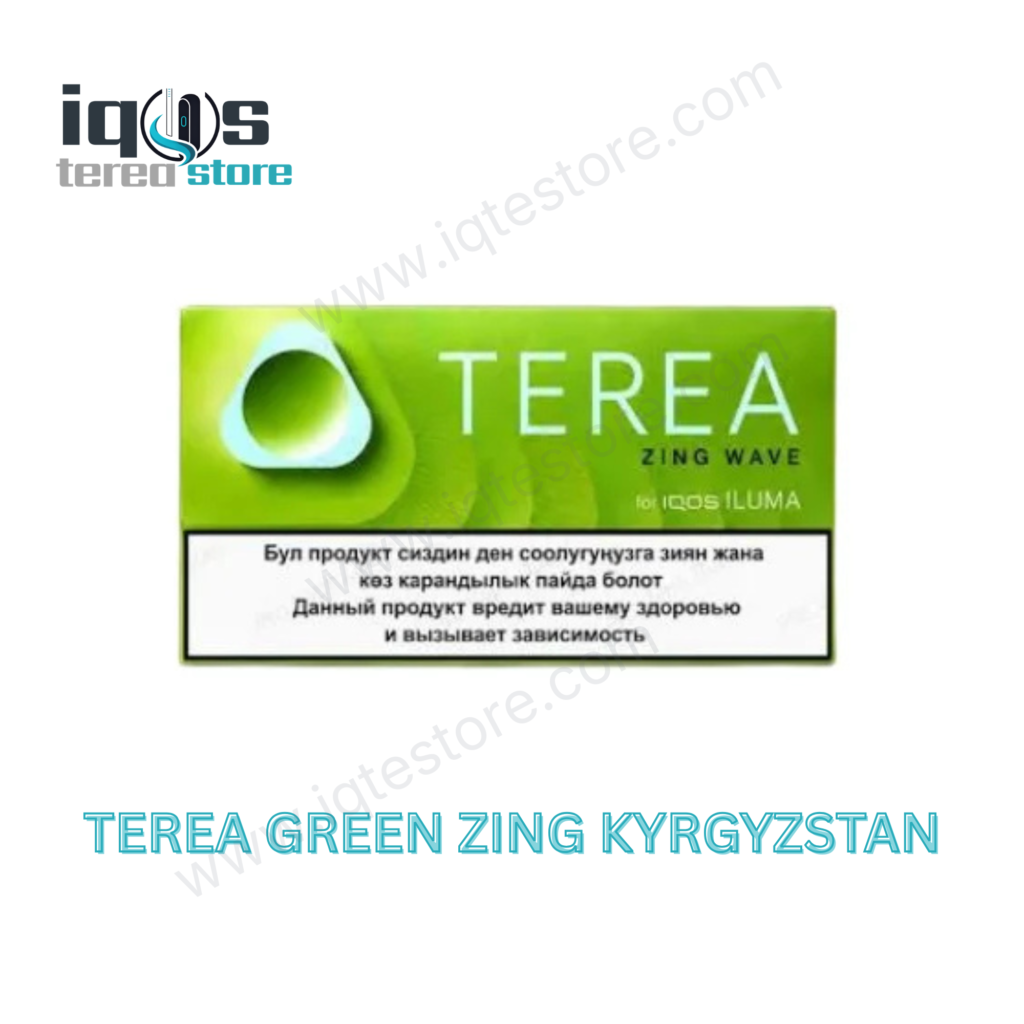 TEREA Green Zing Kyrgyzstan tobacco sticks pack