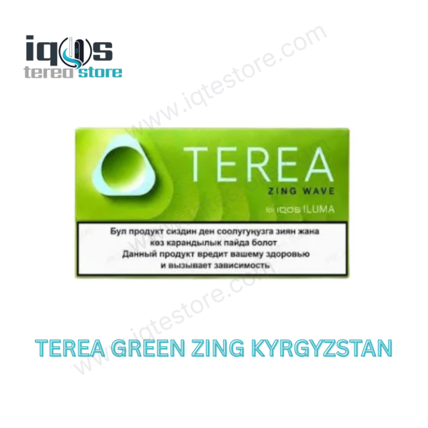 TEREA Green Zing Kyrgyzstan tobacco sticks pack