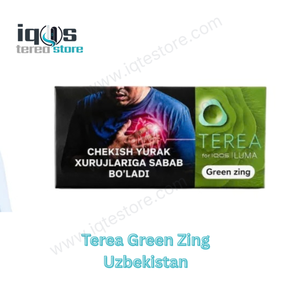 TEREA Green Zing Uzbekistan tobacco sticks for IQOS ILUMA in Dubai