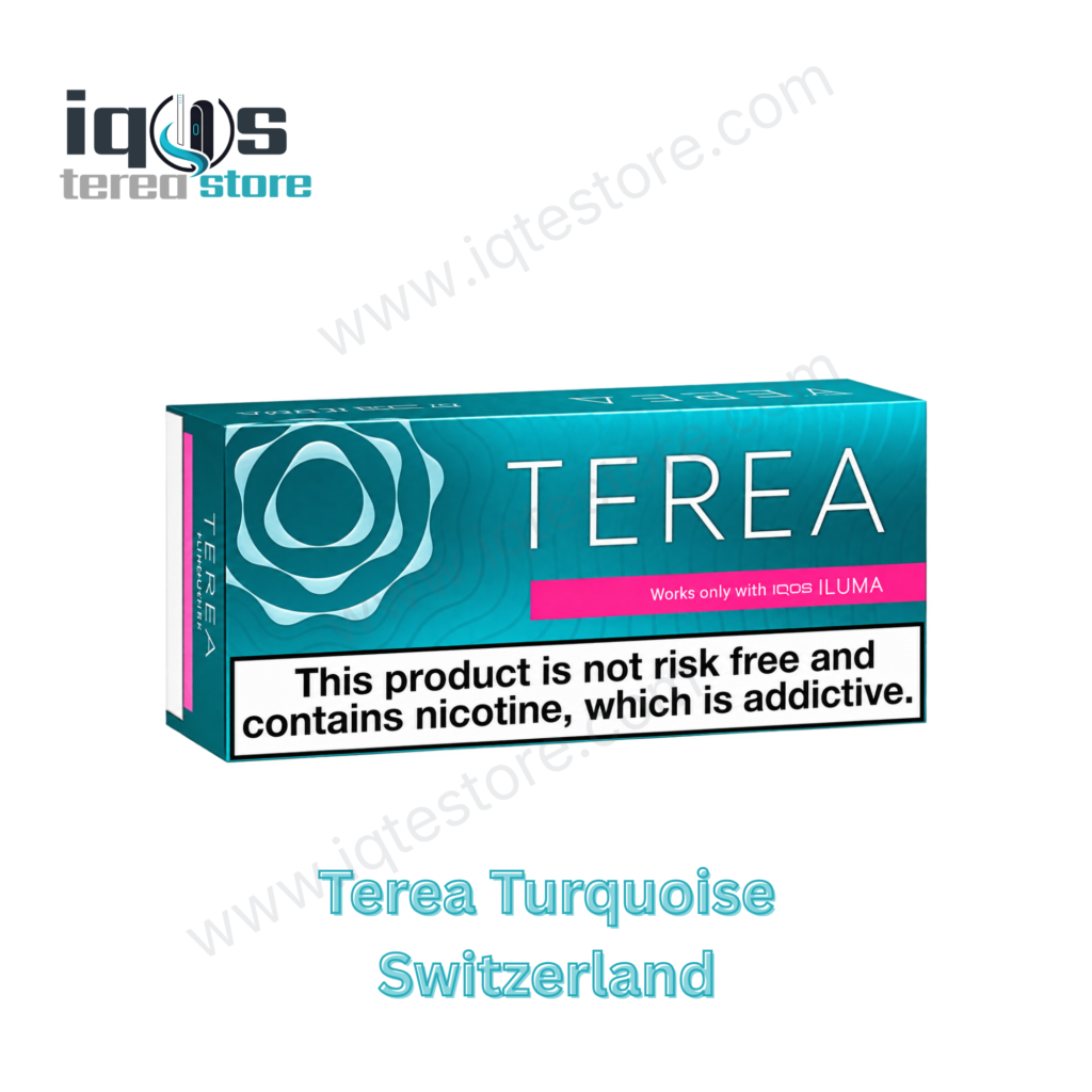 TEREA Turquoise Switzerland tobacco sticks pack