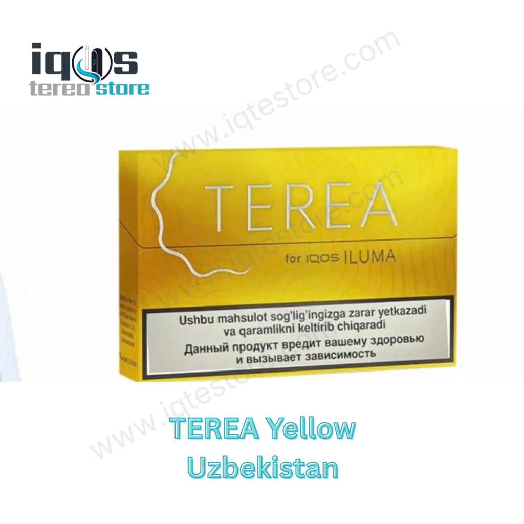 TEREA Yellow Uzbekistan mild tobacco sticks for IQOS ILUMA in Dubai
